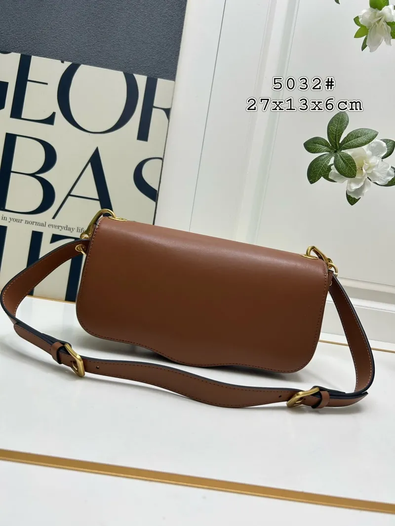 Alternative view of Valentino Brown Leather Satchel Bag 5032