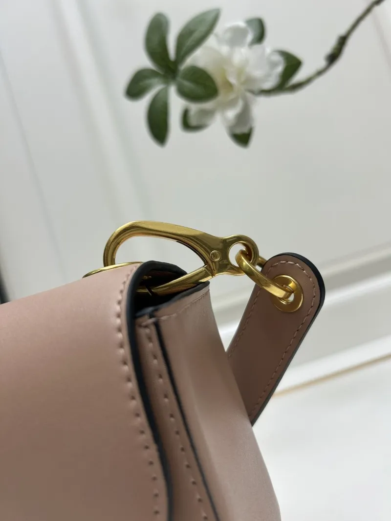 Valentino Pink Leather Satchel Bag 5032 - Image 5