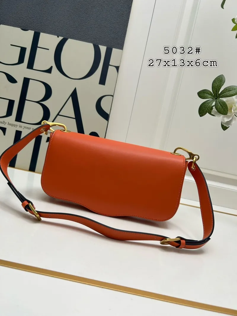 Alternative view of Valentino Orange Leather Satchel Bag 5032