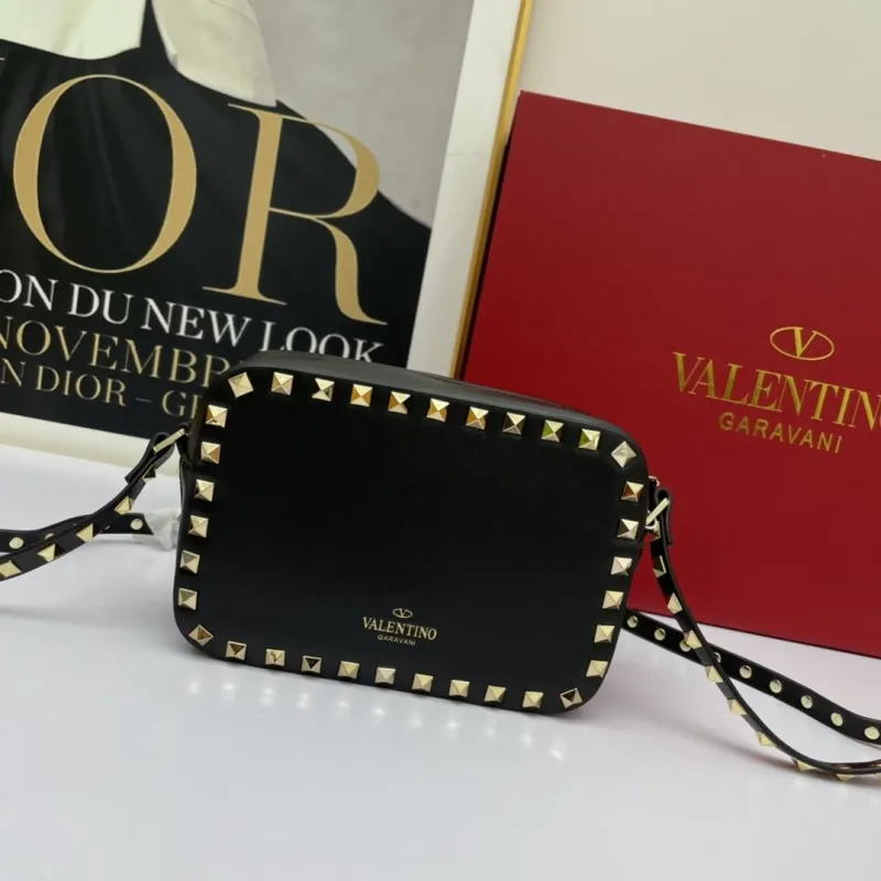 Valentino Black Crossbody Satchel Bag - Image 3