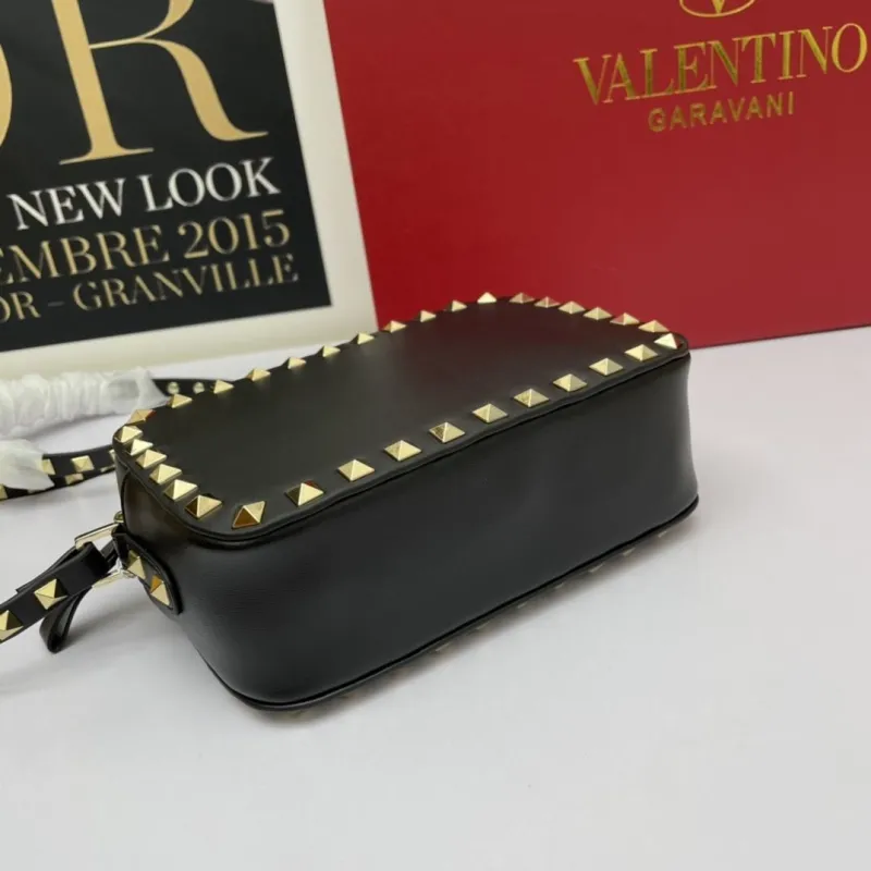 Valentino Black Crossbody Satchel Bag - Image 5