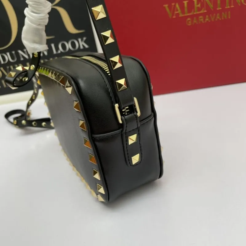Valentino Black Crossbody Satchel Bag - Image 6