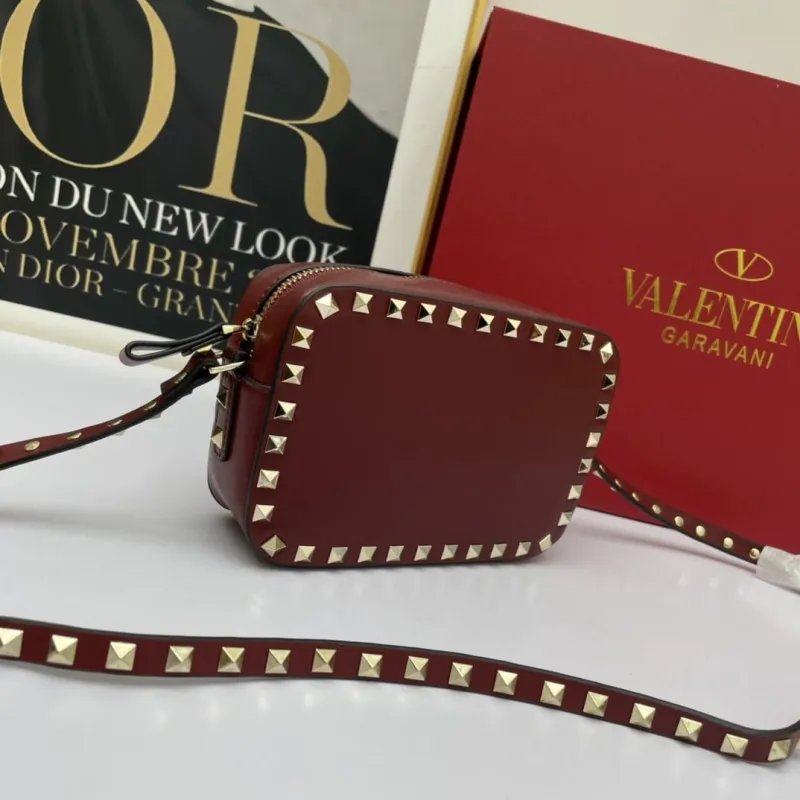 Alternative view of Valentino Garavani Burgundy Crossbody Camera Bag 486
