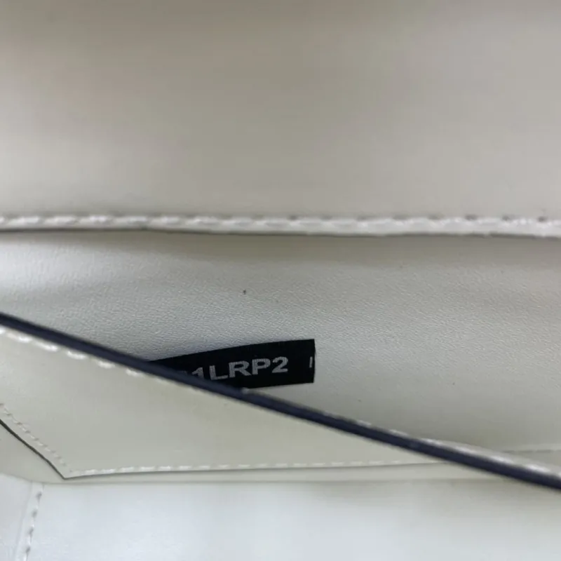 Valentino Large White Leather Satchel Bag - Image 8