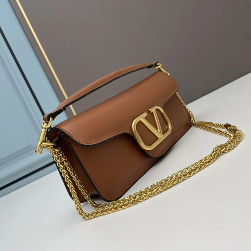 Alternative view of Valentino Large Brown Leather Satchel Bag