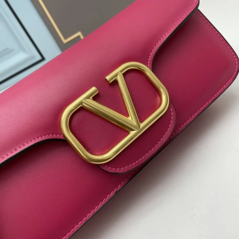 Valentino Hot Pink Large Satchel Bag 502 - Image 4