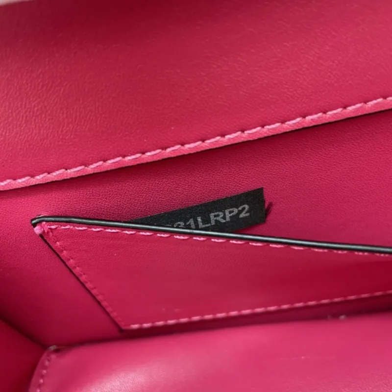 Valentino Hot Pink Large Satchel Bag 502 - Image 8