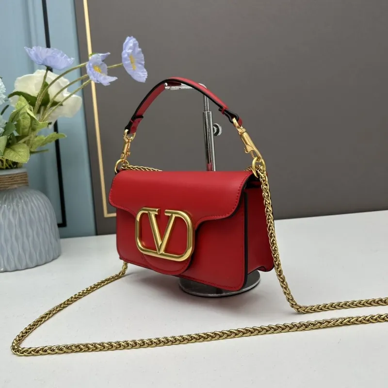 Alternative view of Valentino Red Small Leather Satchel Bag 509
