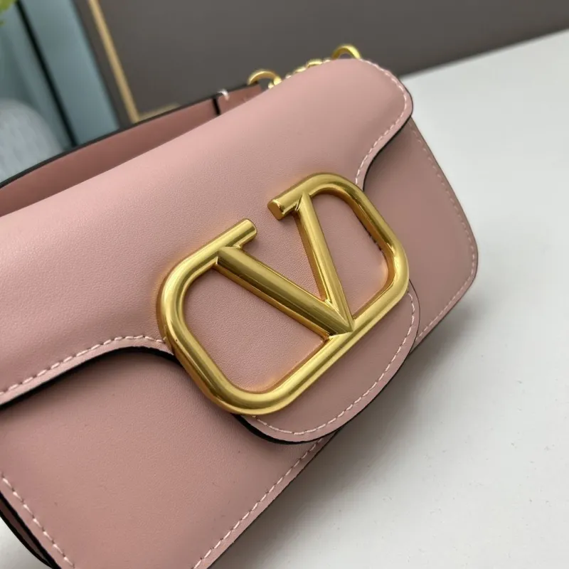 Valentino Pink Small Chain Satchel Bag 512 - Image 4