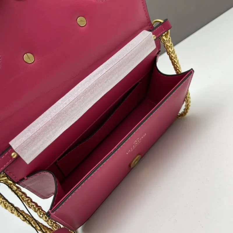 Valentino Small Pink Satchel Bag 515 - Image 7