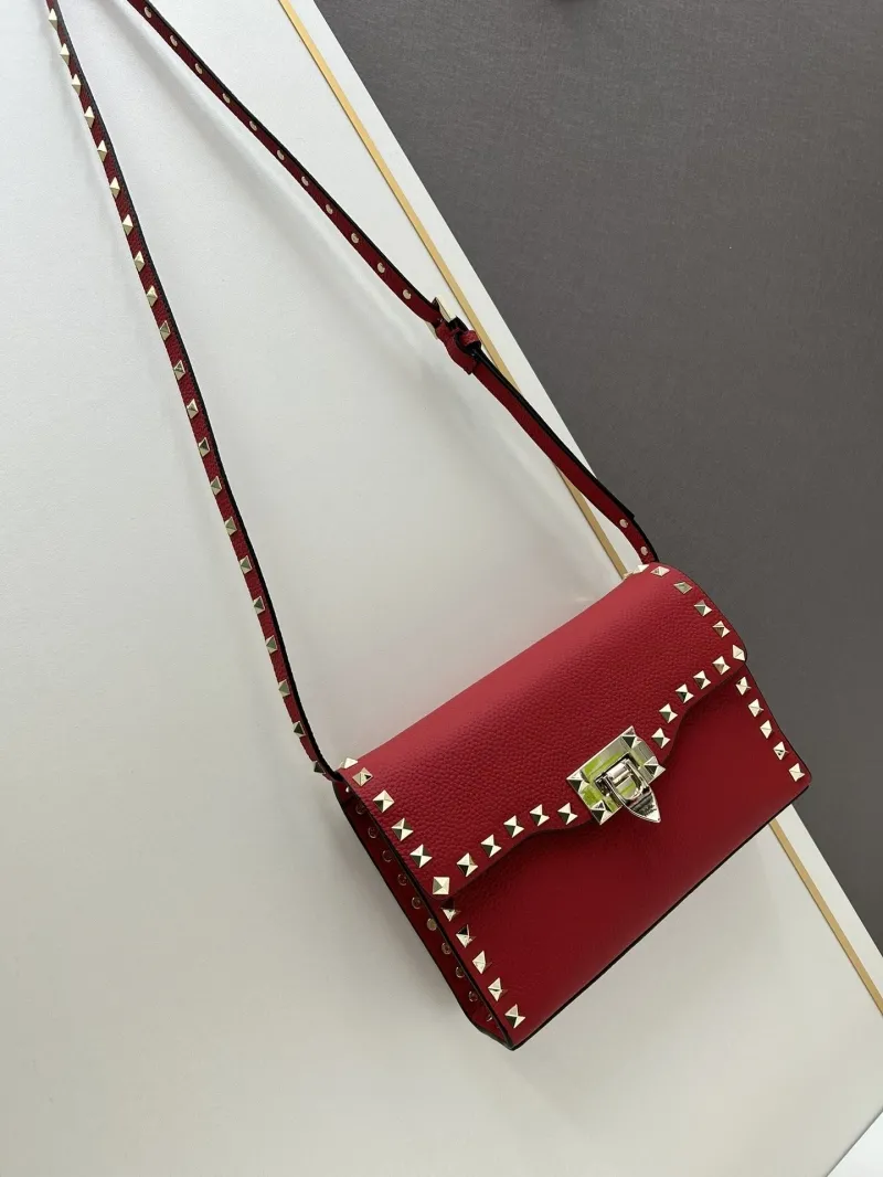 Alternative view of Valentino Red Studded Crossbody Bag 0133