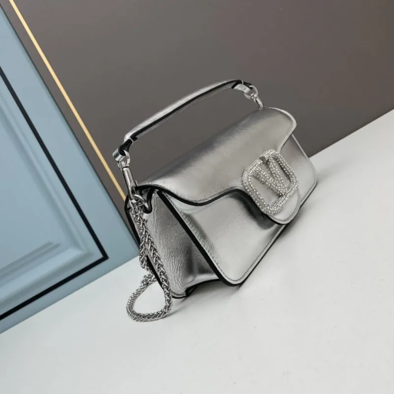 Alternative view of Valentino Silver Satchel Bag 224-1 27cm