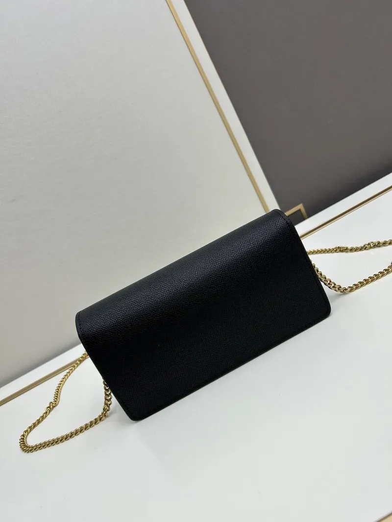 Valentino Black Chain Crossbody Bag 0131 - Image 3