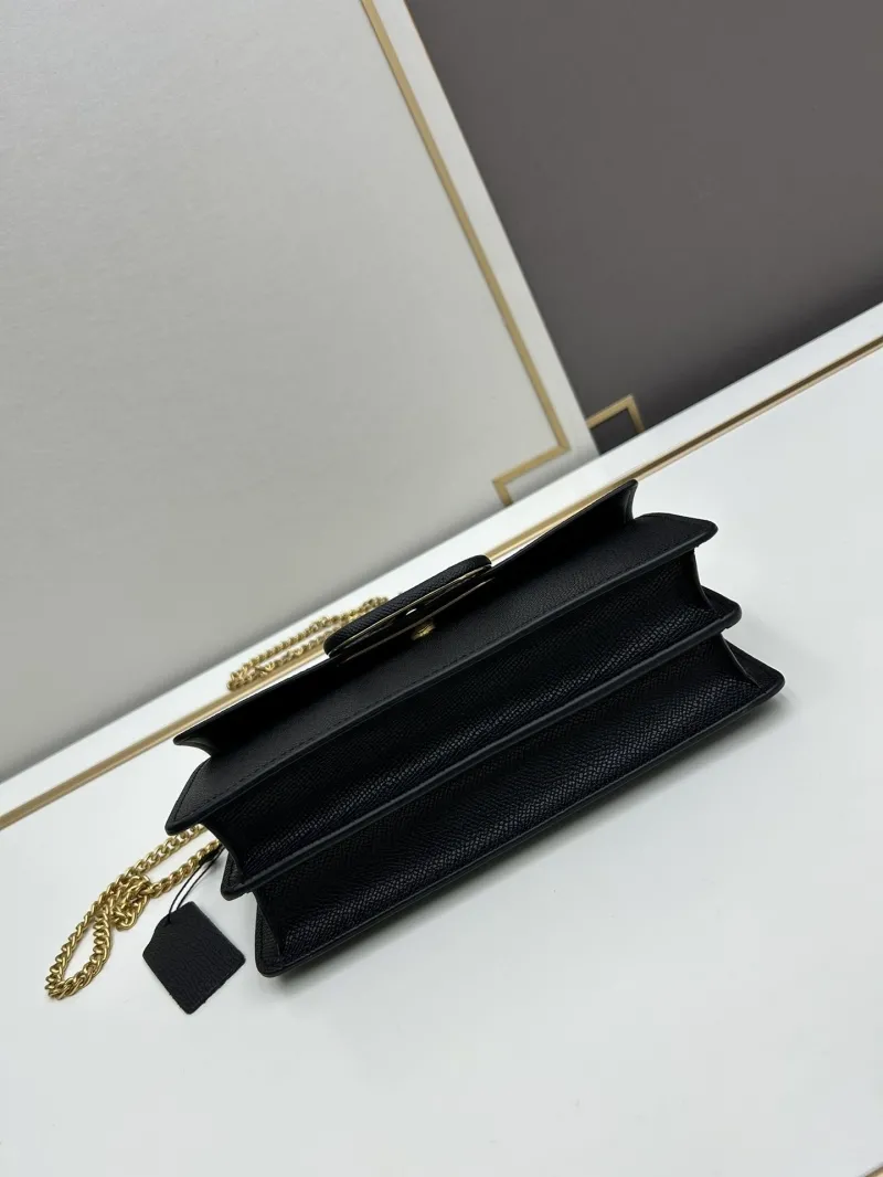Valentino Black Chain Crossbody Bag 0131 - Image 5