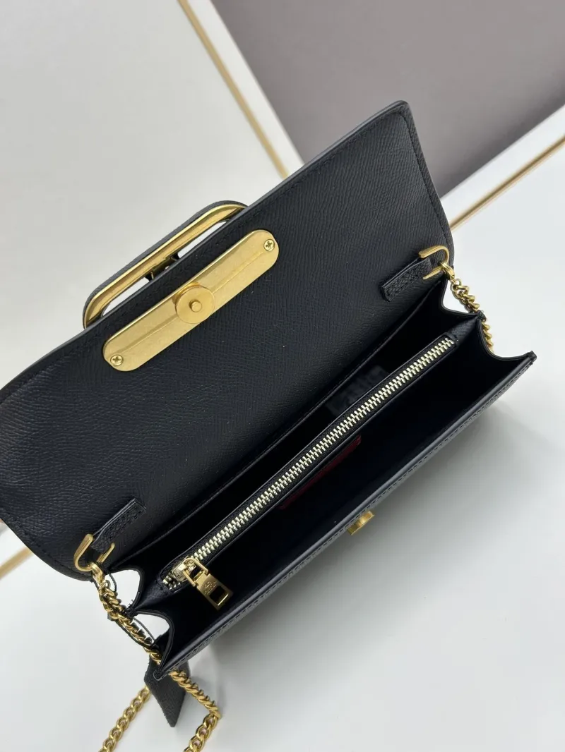 Valentino Black Chain Crossbody Bag 0131 - Image 7