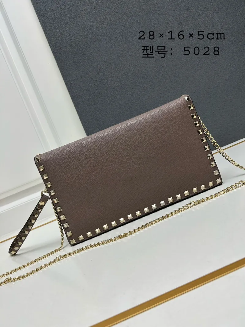 Alternative view of Valentino Rockstud Crossbody Bag Model 5028 Taupe