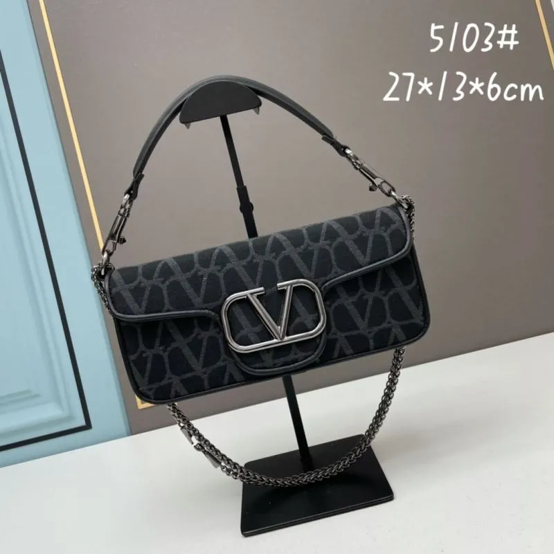 Valentino Black Satchel Bag 5103