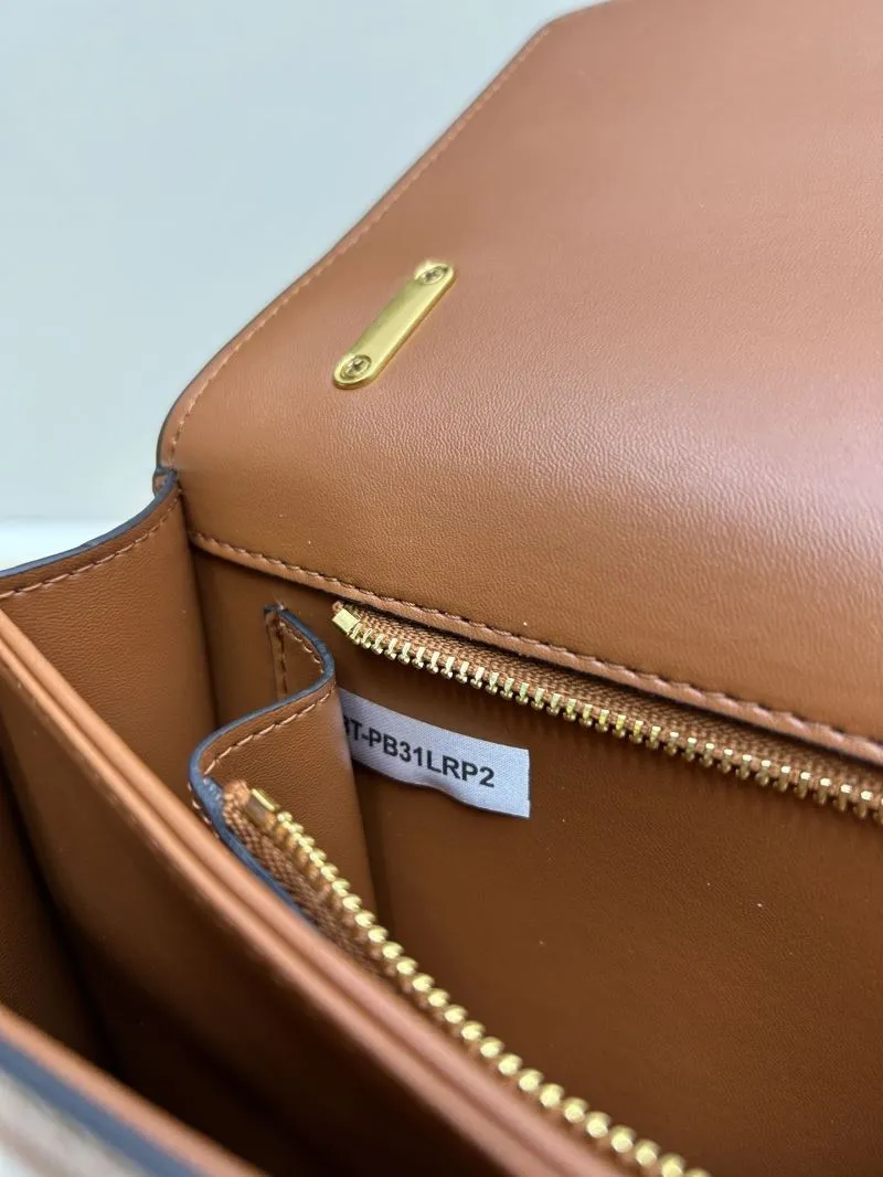 Valentino Brown Chain Satchel Bag 20261 - Image 8