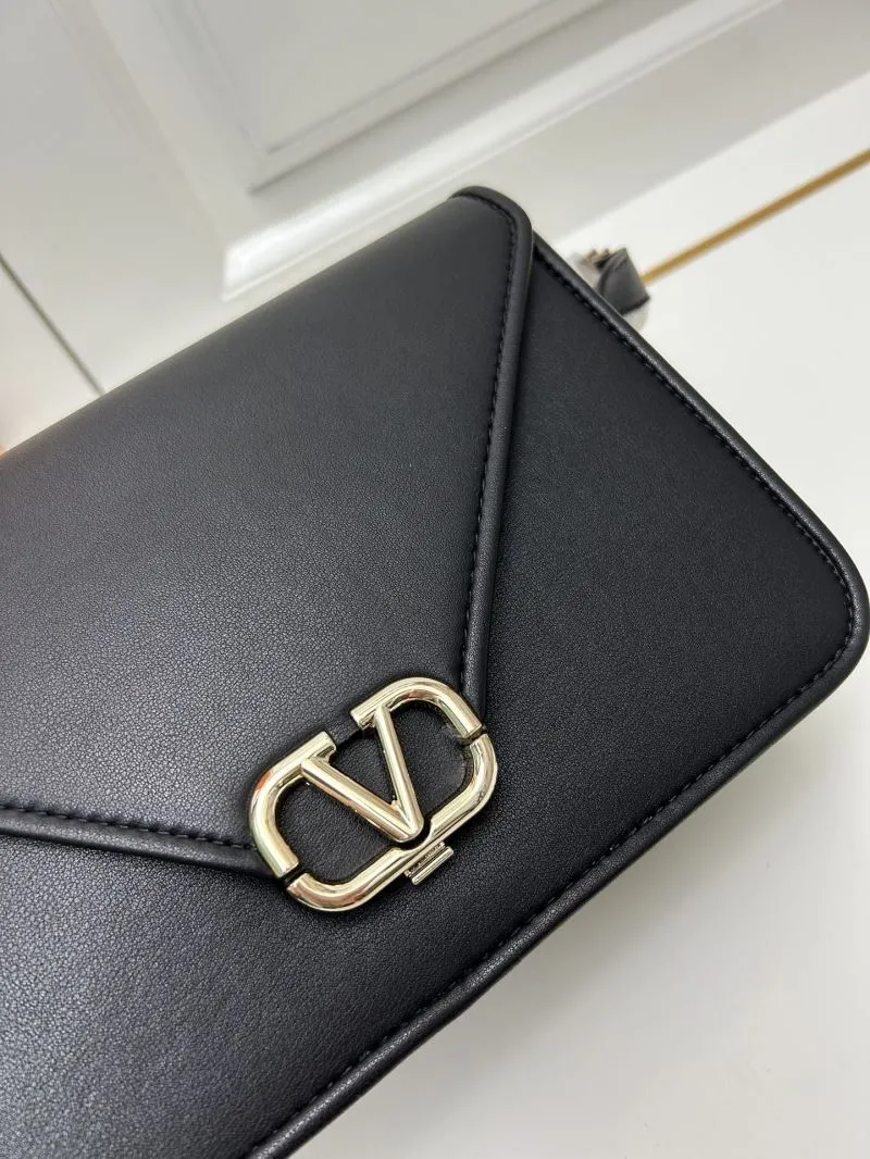 Valentino Black Crossbody Satchel Bag Model 5019 24x15x8cm - Image 4