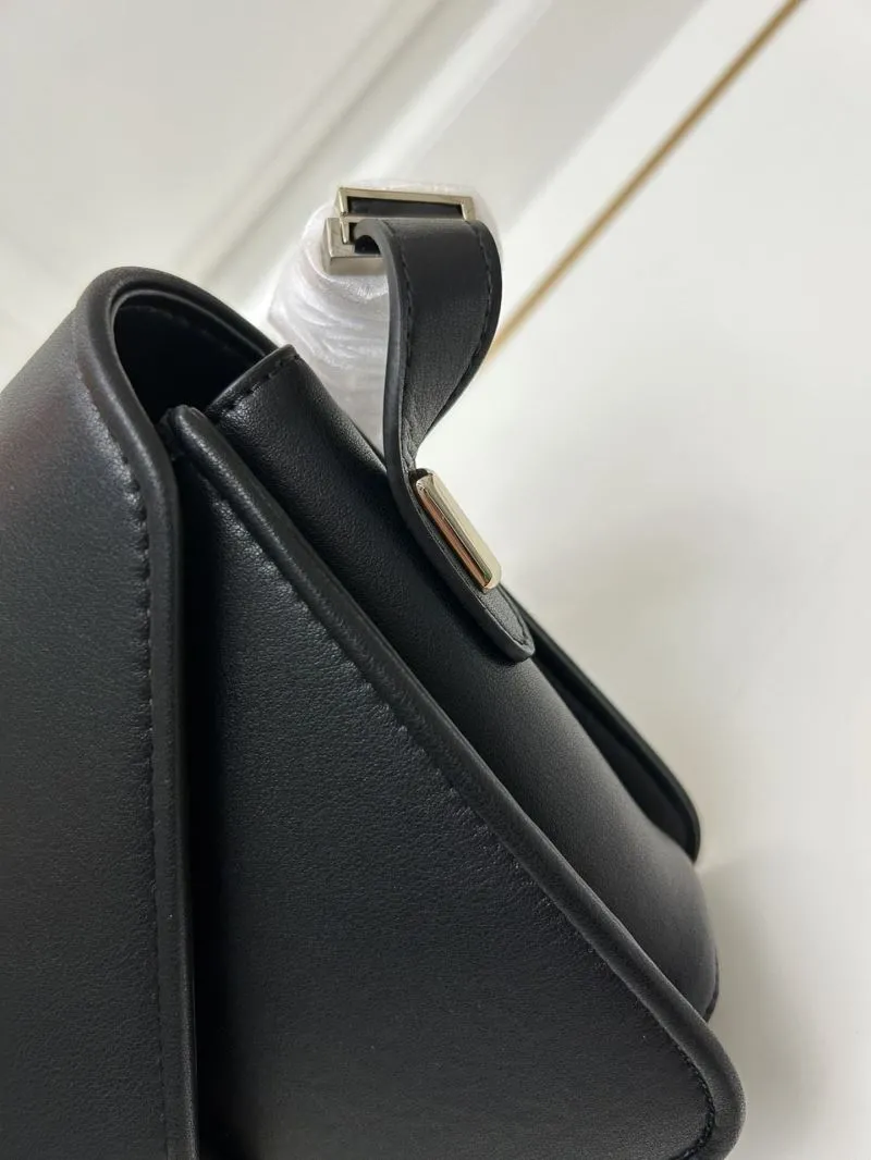 Valentino Black Crossbody Satchel Bag Model 5019 24x15x8cm - Image 5