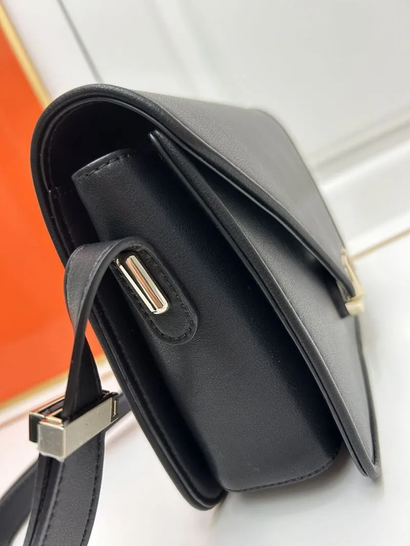 Valentino Black Crossbody Satchel Bag Model 5019 24x15x8cm - Image 6