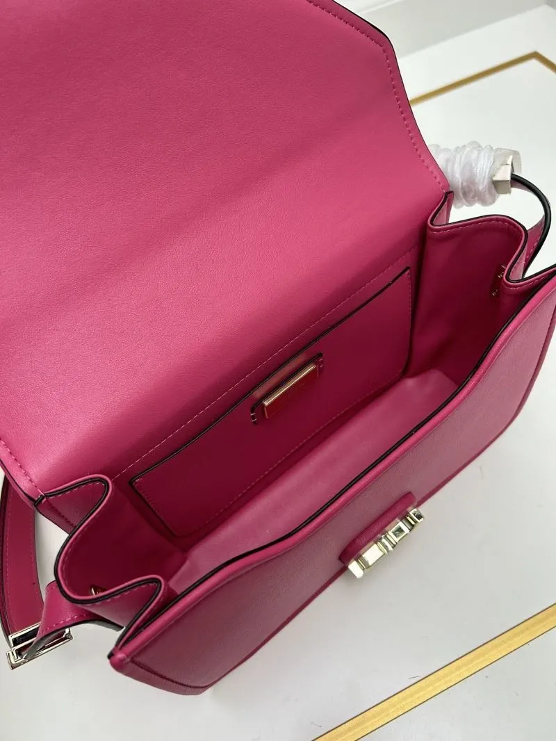 Valentino Fuchsia Satchel Bag Model 5019 - Image 8