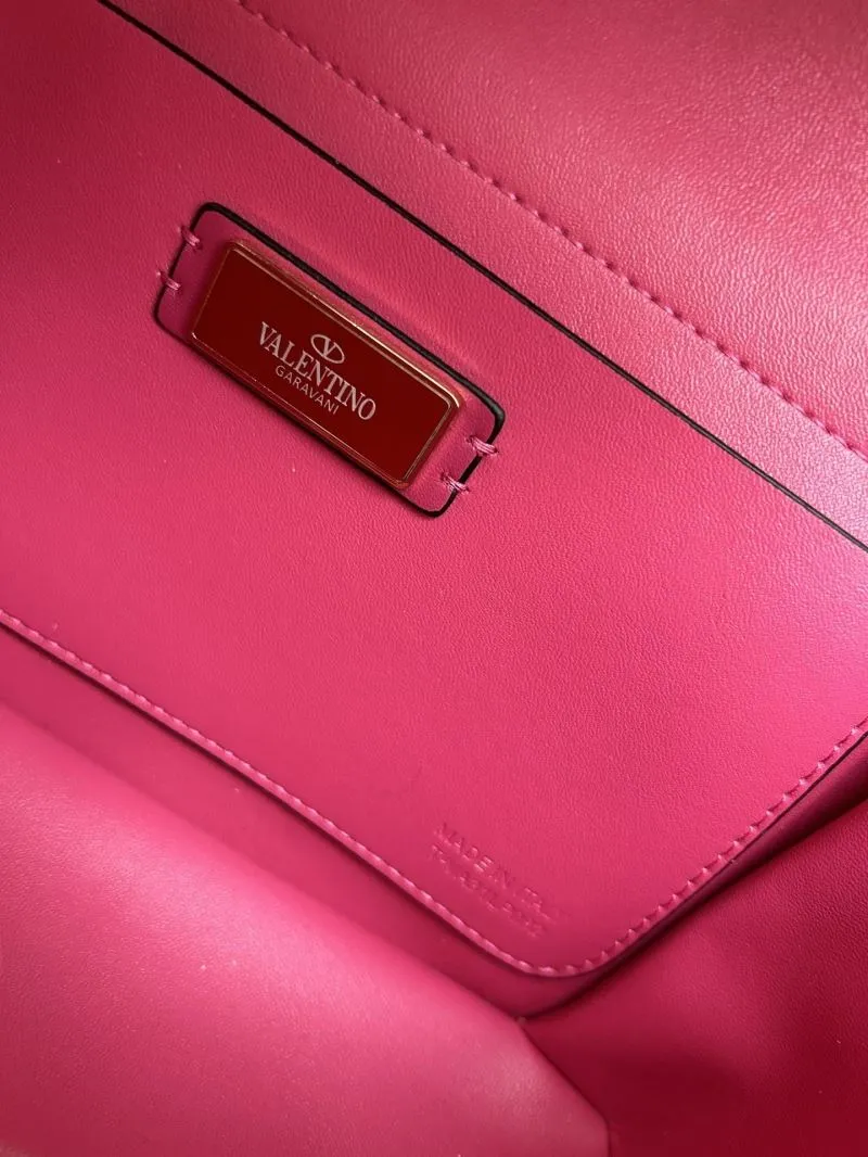 Valentino Fuchsia Satchel Bag Model 5019 - Image 9