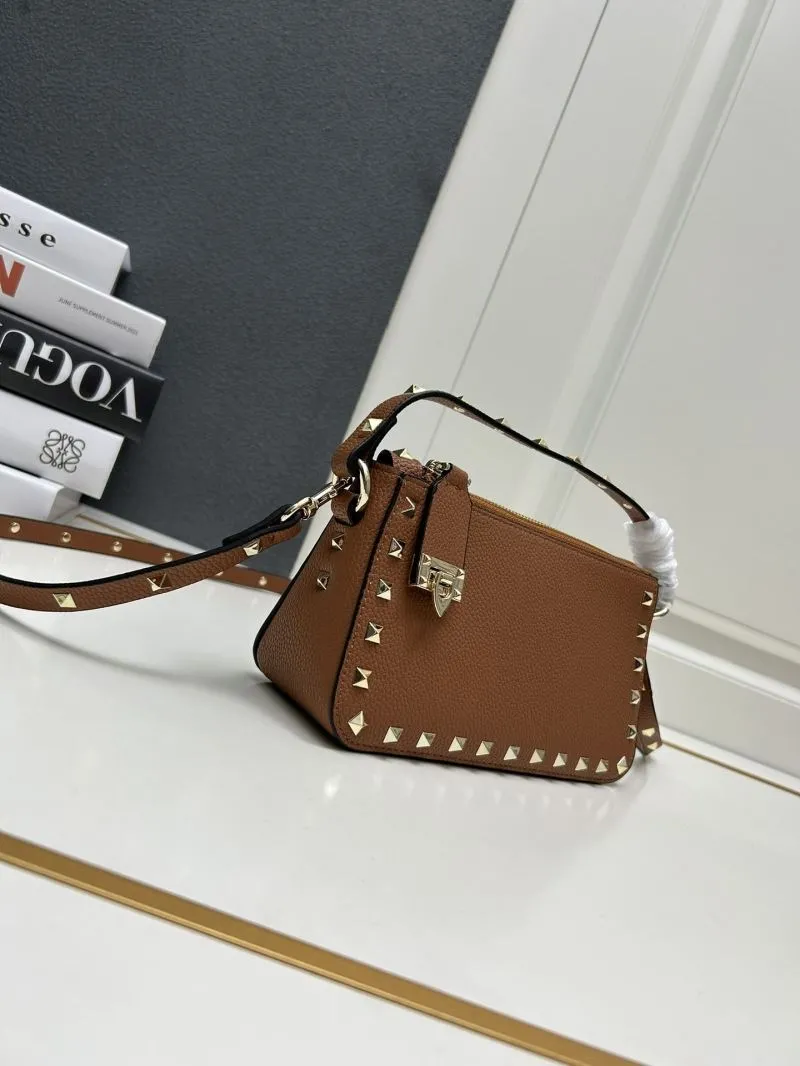 Valentino Brown Leather Crossbody Bag T-VA31LP002 - Image 3