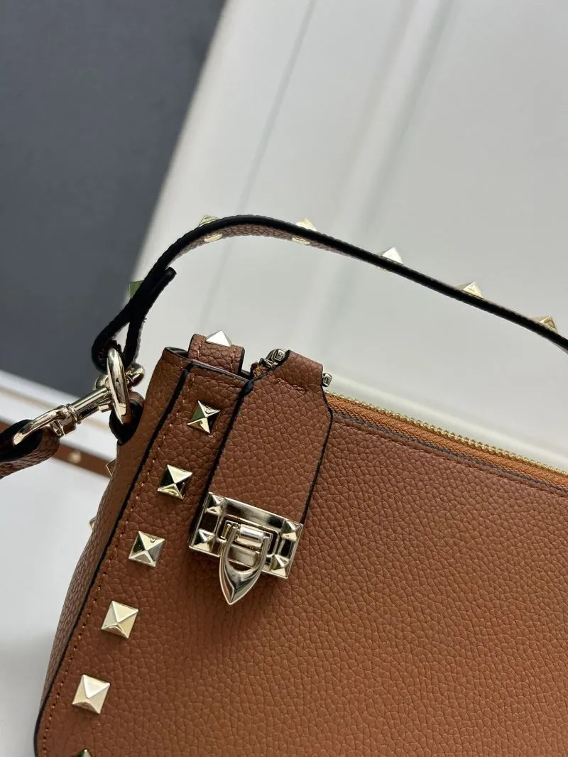 Valentino Brown Leather Crossbody Bag T-VA31LP002 - Image 5