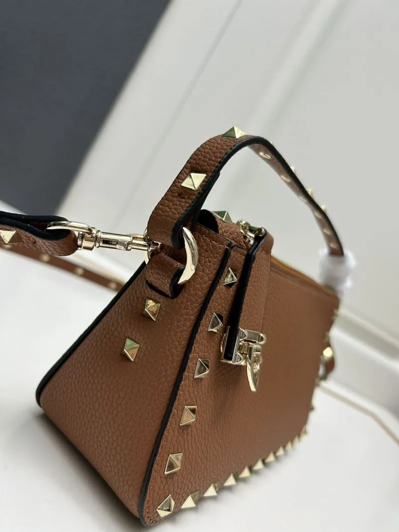 Valentino Brown Leather Crossbody Bag T-VA31LP002 - Image 6