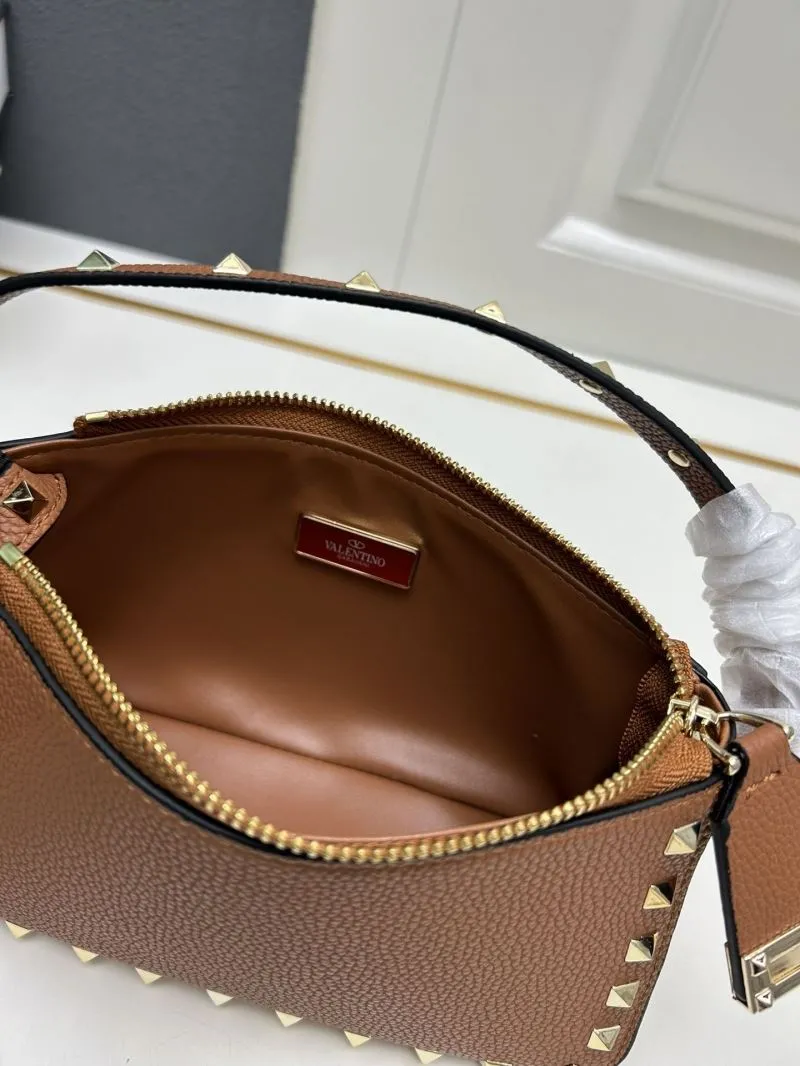 Valentino Brown Leather Crossbody Bag T-VA31LP002 - Image 9