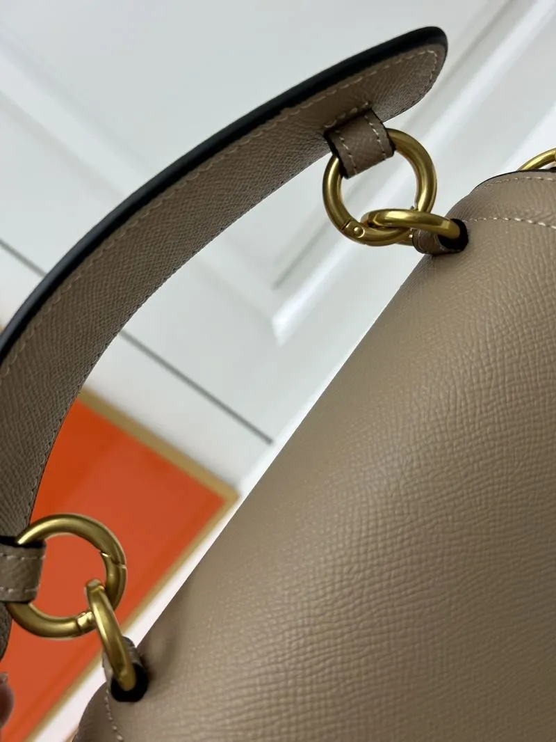 Valentino Beige Crossbody Saddle Bag 9870 - Image 5