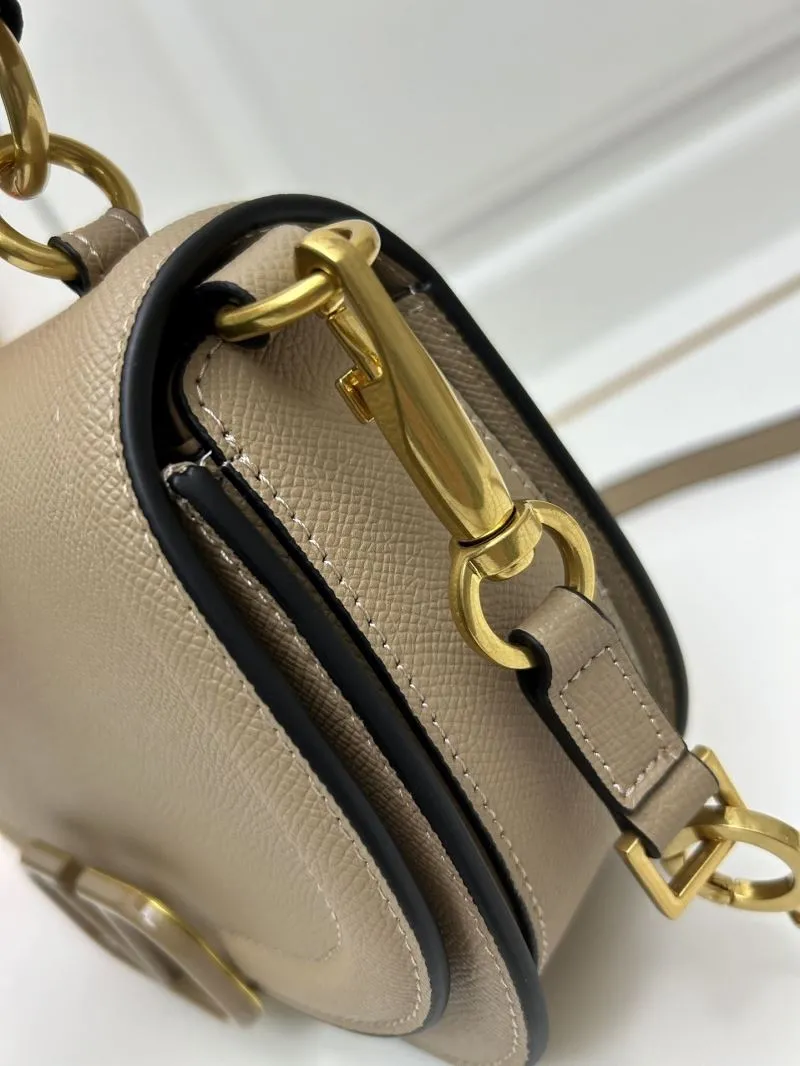 Valentino Beige Crossbody Saddle Bag 9870 - Image 6