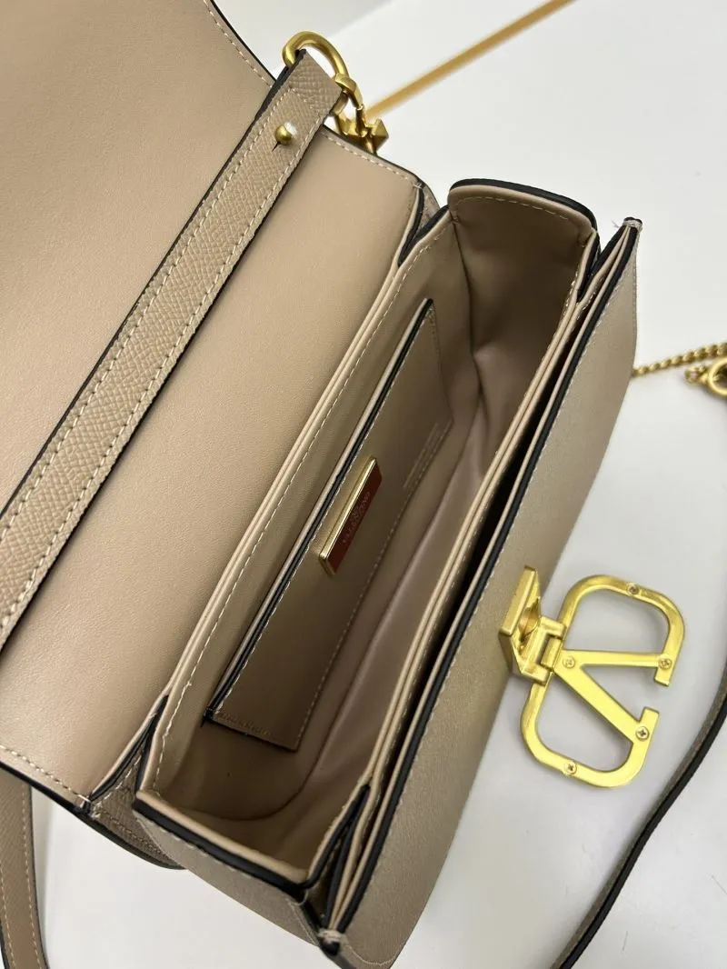 Valentino Beige Crossbody Saddle Bag 9870 - Image 8