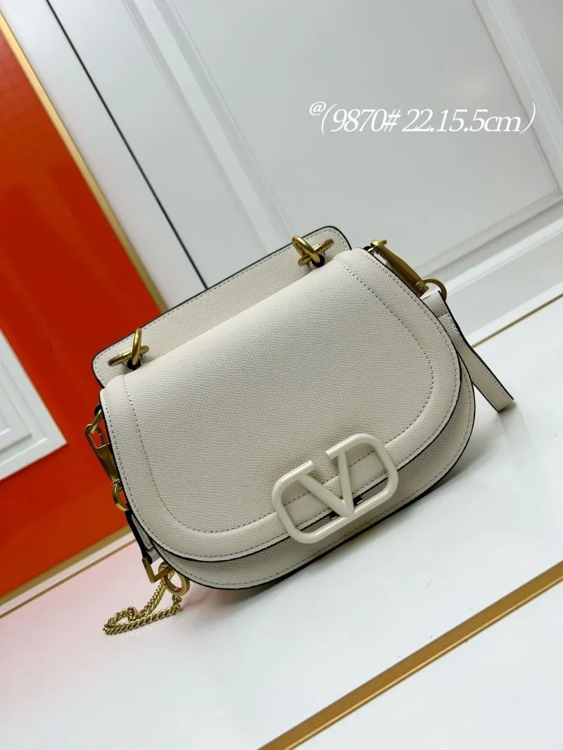 Valentino Off-White Crossbody Satchel Bag 9870