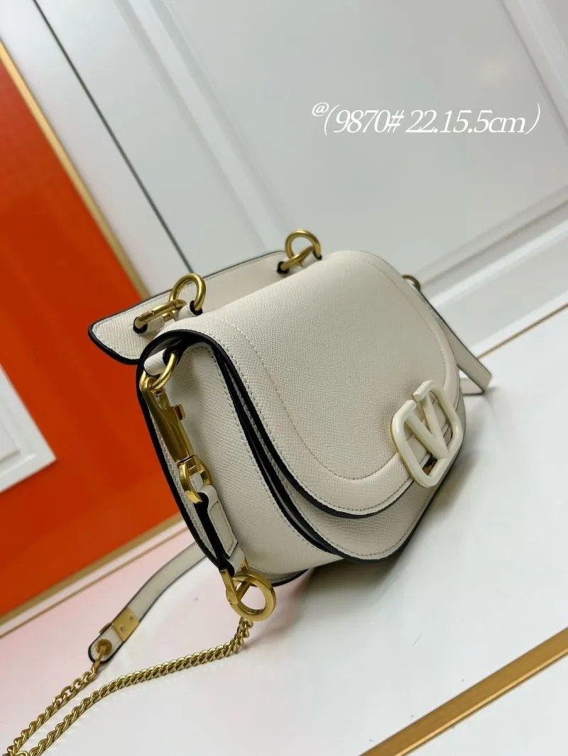 Valentino Off-White Crossbody Satchel Bag 9870 - Image 3