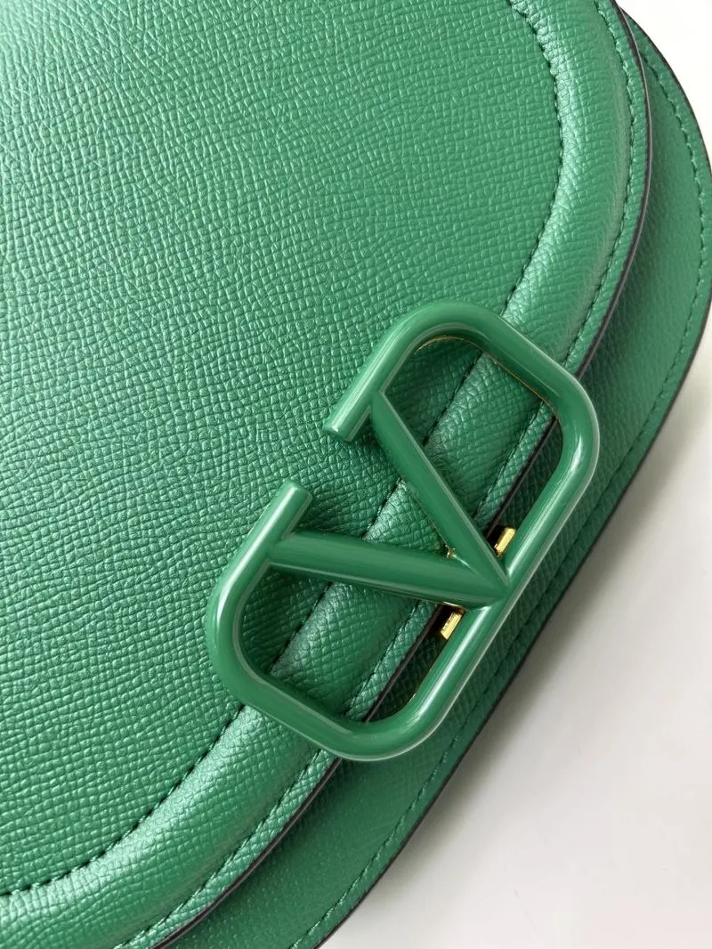 Valentino Green Saddle Crossbody Bag 9870 - Image 4