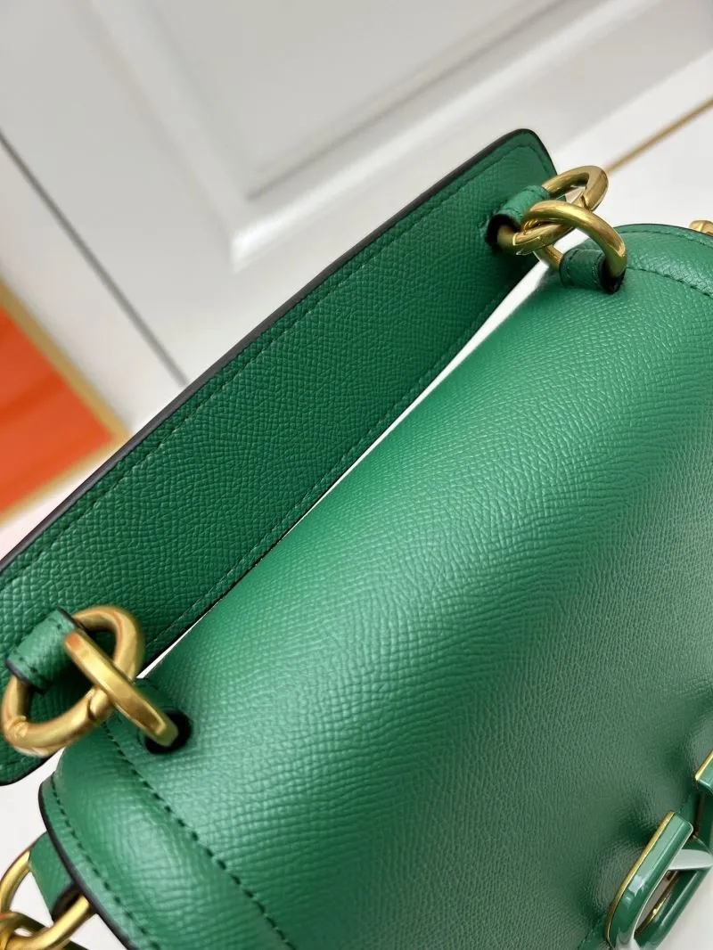 Valentino Green Saddle Crossbody Bag 9870 - Image 5