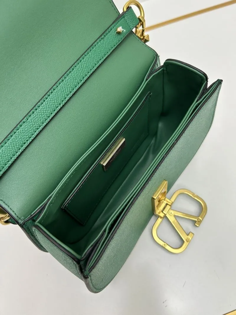 Valentino Green Saddle Crossbody Bag 9870 - Image 8