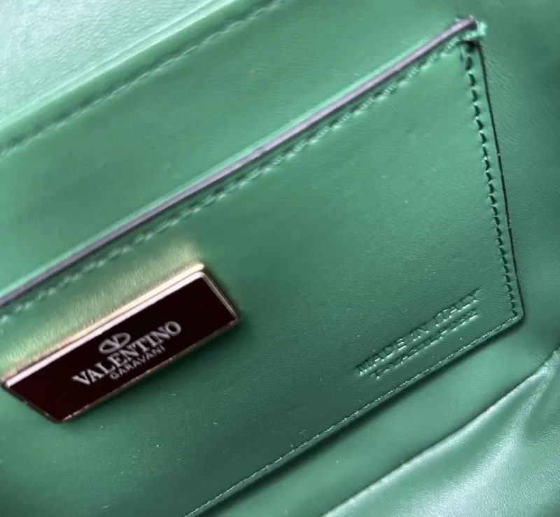 Valentino Green Saddle Crossbody Bag 9870 - Image 9