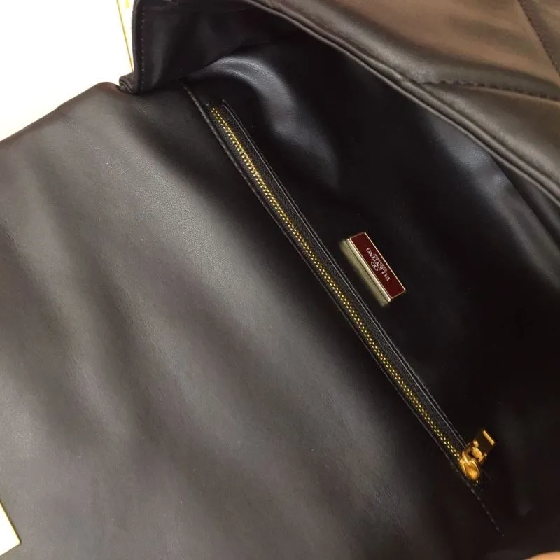 Valentino Black Studded Satchel Bag V9828 - Image 9