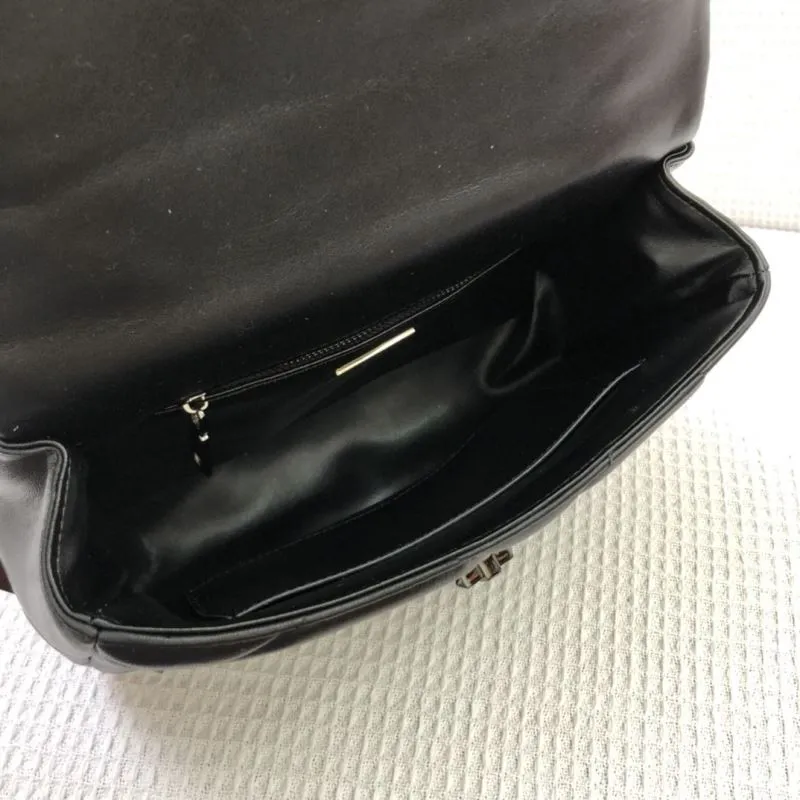 Valentino Black Studded Leather Satchel Bag in Small and Large Sizes - Image 8