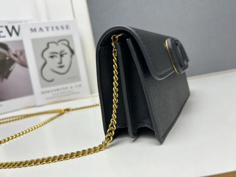 Valentino Black Chain Satchel Bag 9879 - Image 6