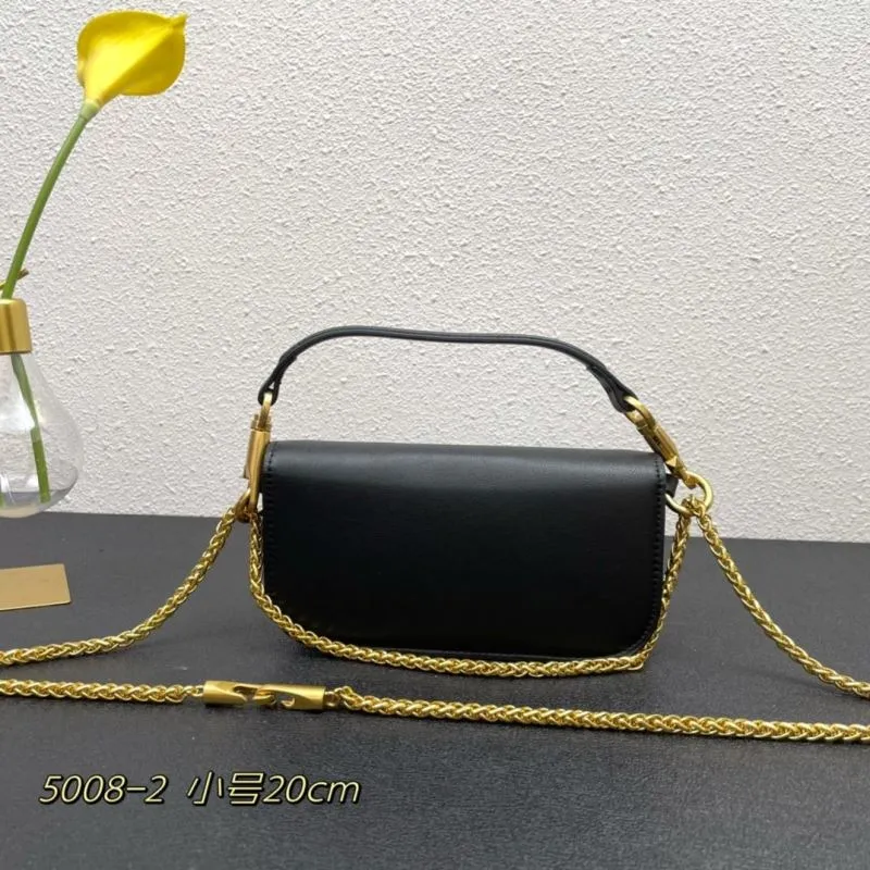 Alternative view of Valentino Small Black Crossbody Satchel Bag 5008-2