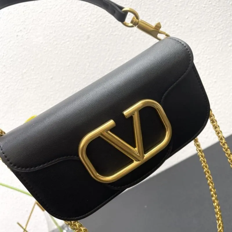 Valentino Small Black Crossbody Satchel Bag 5008-2 - Image 4