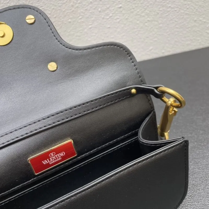 Valentino Small Black Crossbody Satchel Bag 5008-2 - Image 8
