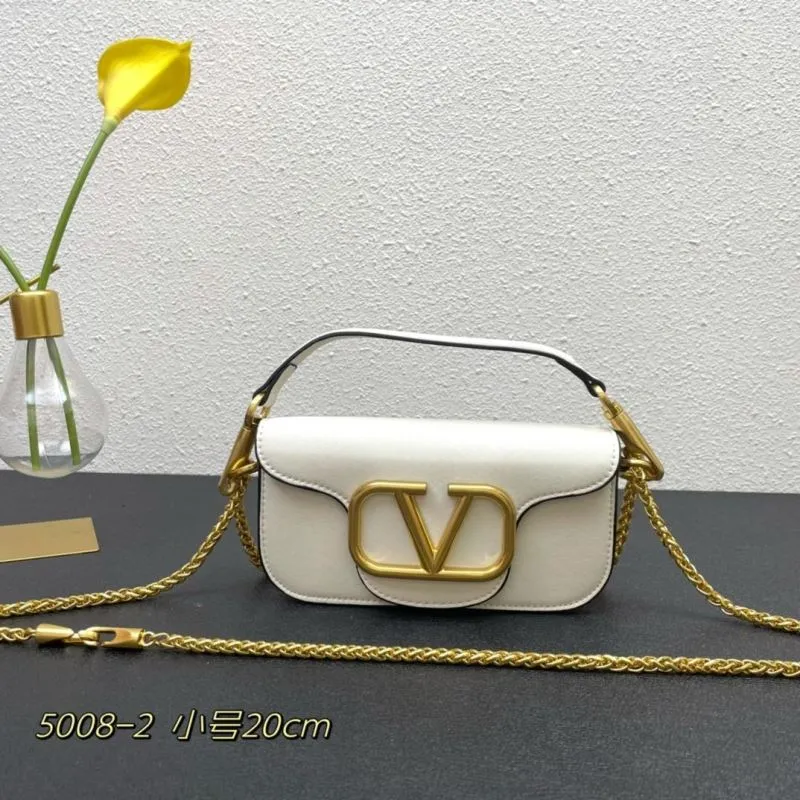 Valentino White Small Satchel Bag 5008-2