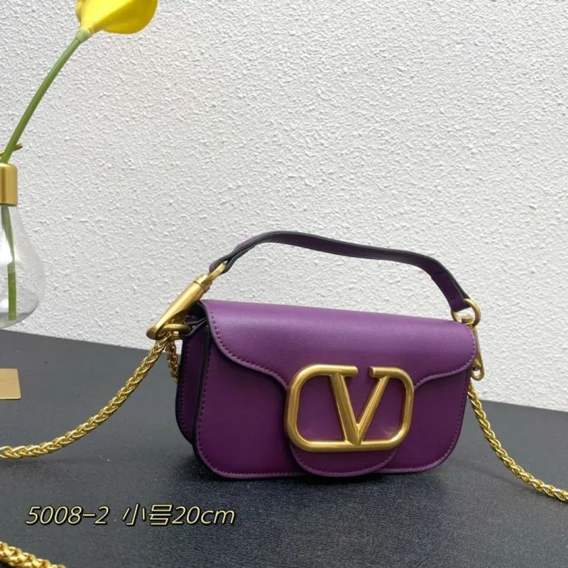 Alternative view of Valentino Purple Small Crossbody Satchel Bag 5008-2