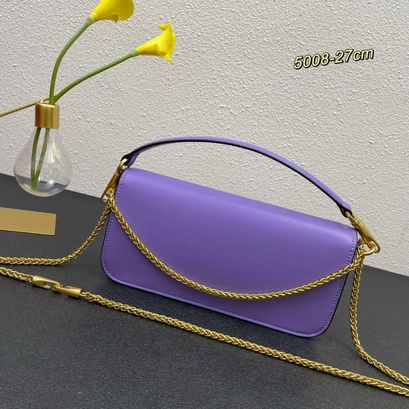 Alternative view of Valentino Purple Leather Satchel Bag 5008 27cm