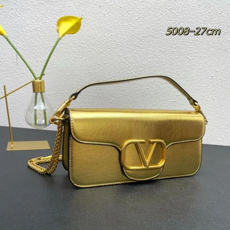 Valentino Gold Satchel Bag Model 5008 27cm - Image 3